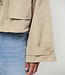 Duane cape cropped trenchcoat