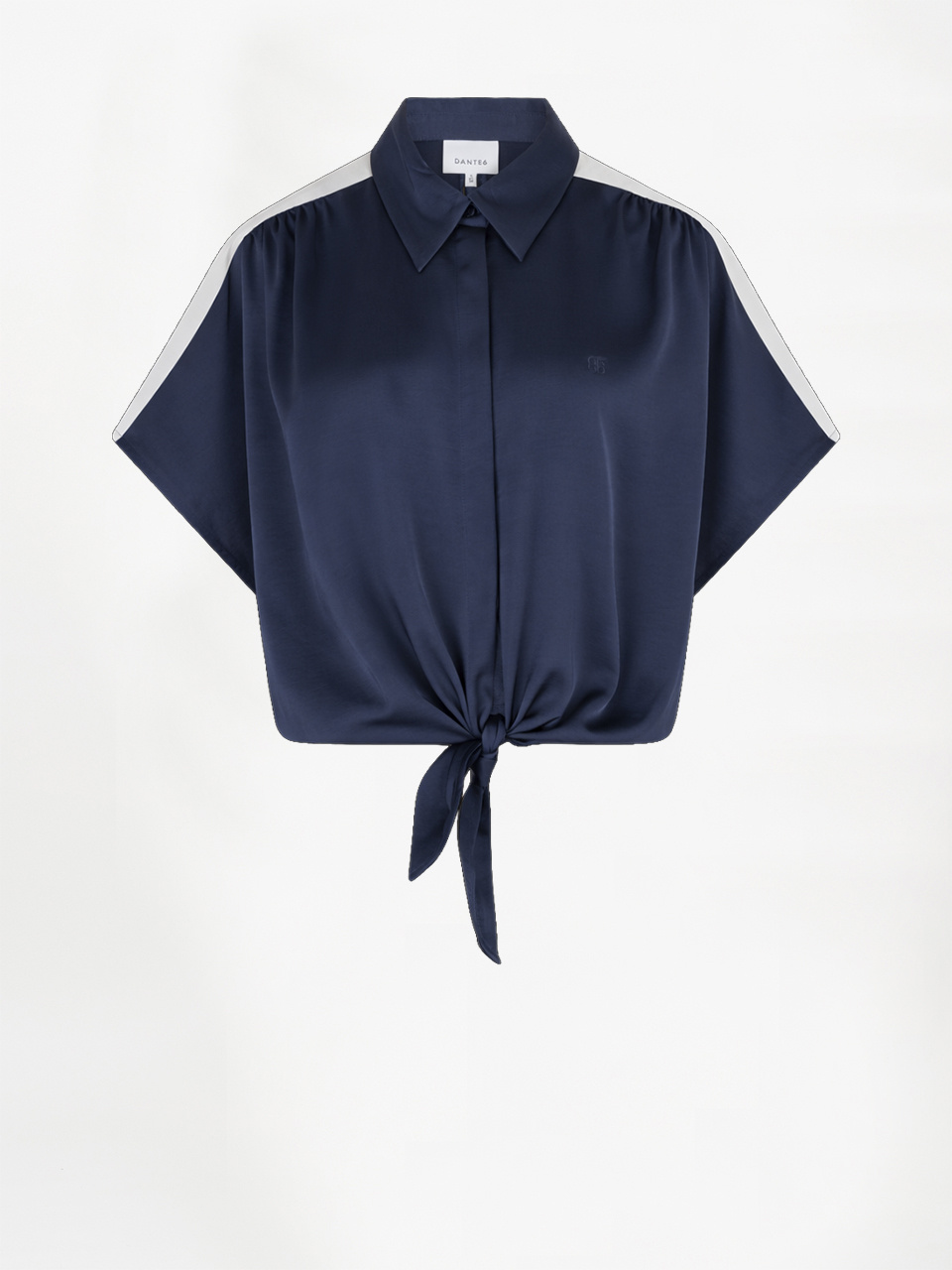 Siren tie knot shirt
