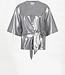 Uxia metallic twist detail top