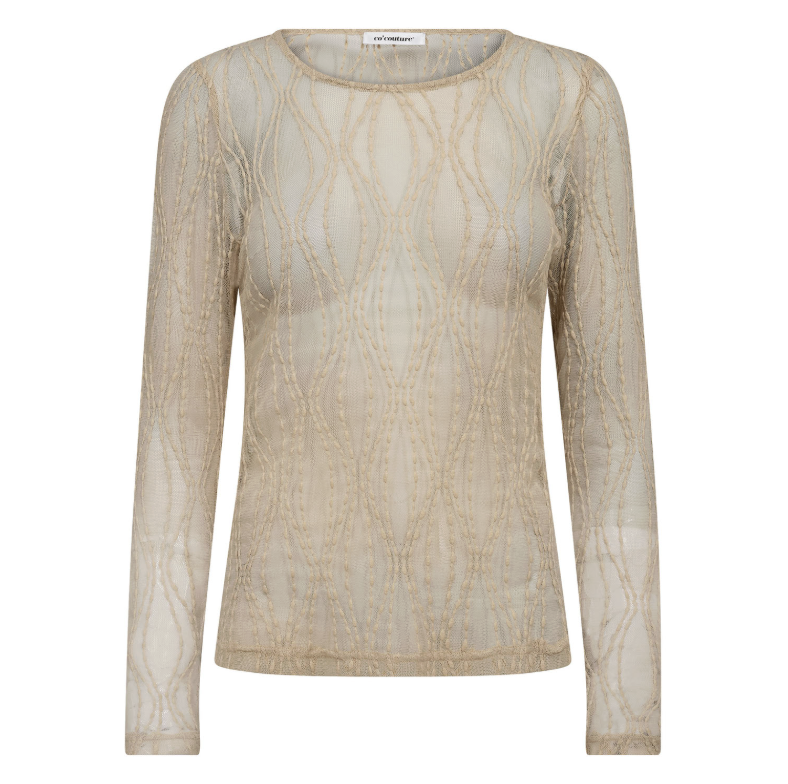 Marcy Mesh O-Blouse