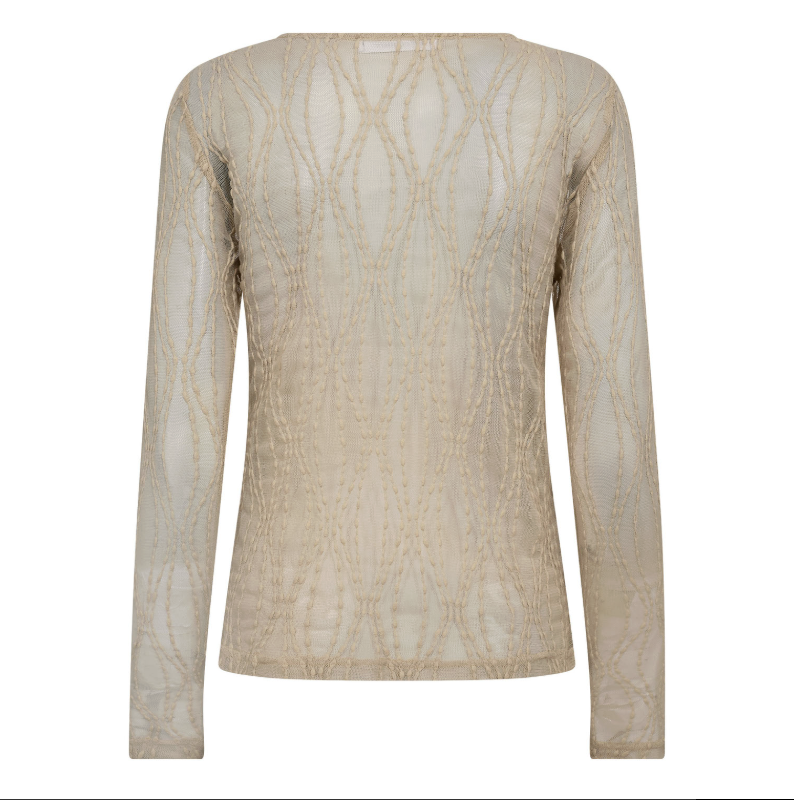 Marcy Mesh O-Blouse