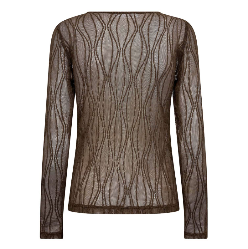 Marcy Mesh O-Blouse