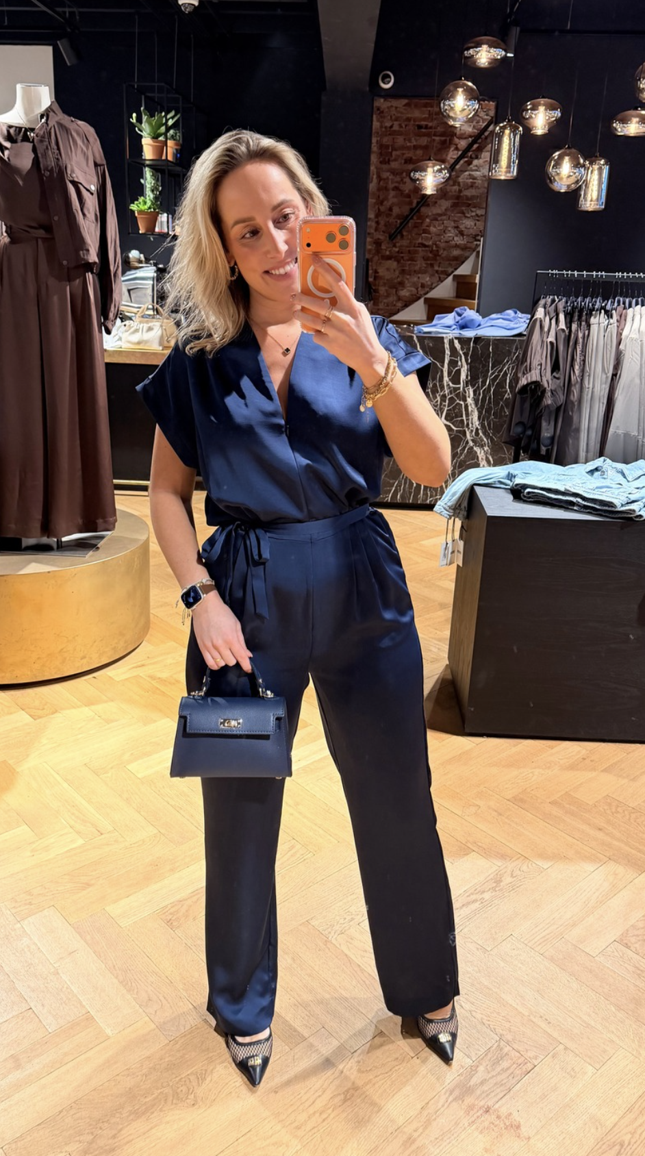 261303 Oyana satin jumpsuit