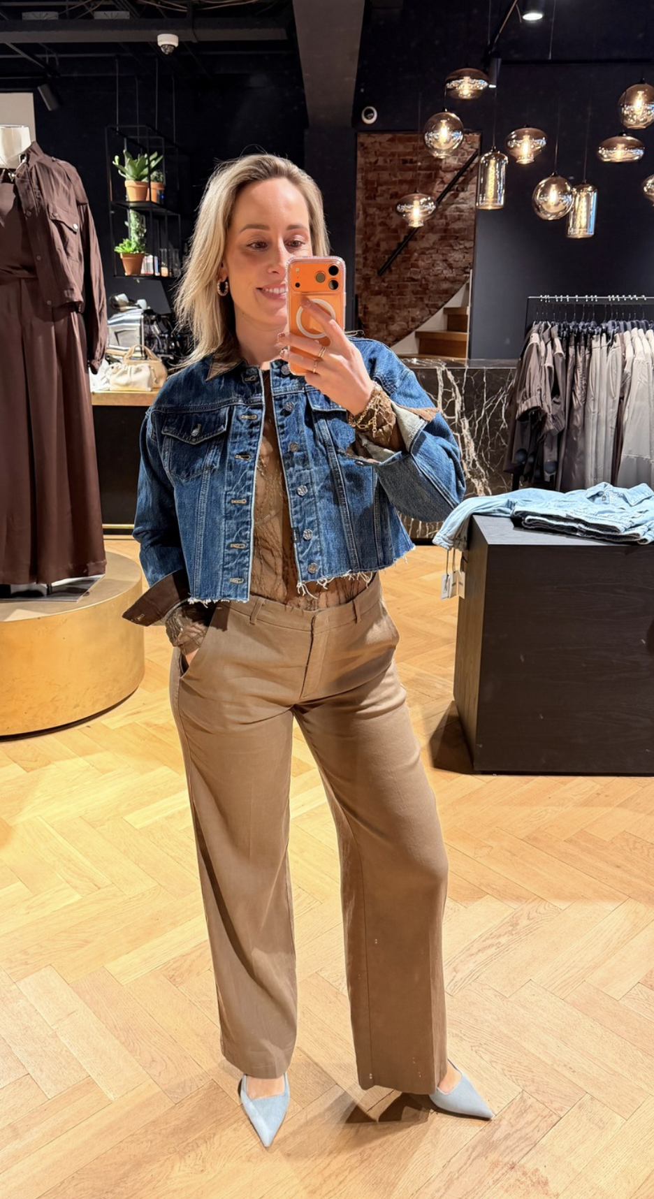 Denize Crop Denim Jacket