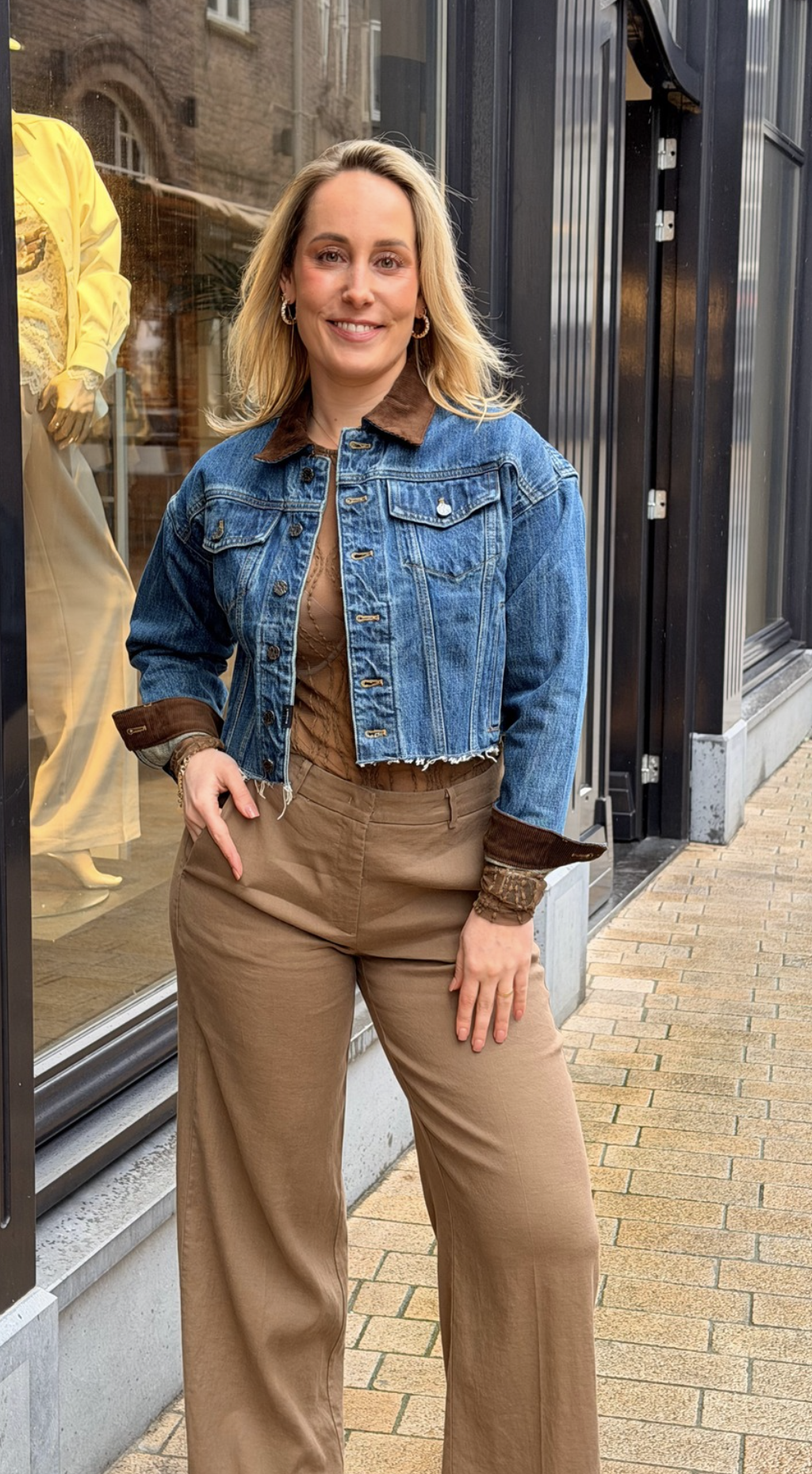 Denize Crop Denim Jacket