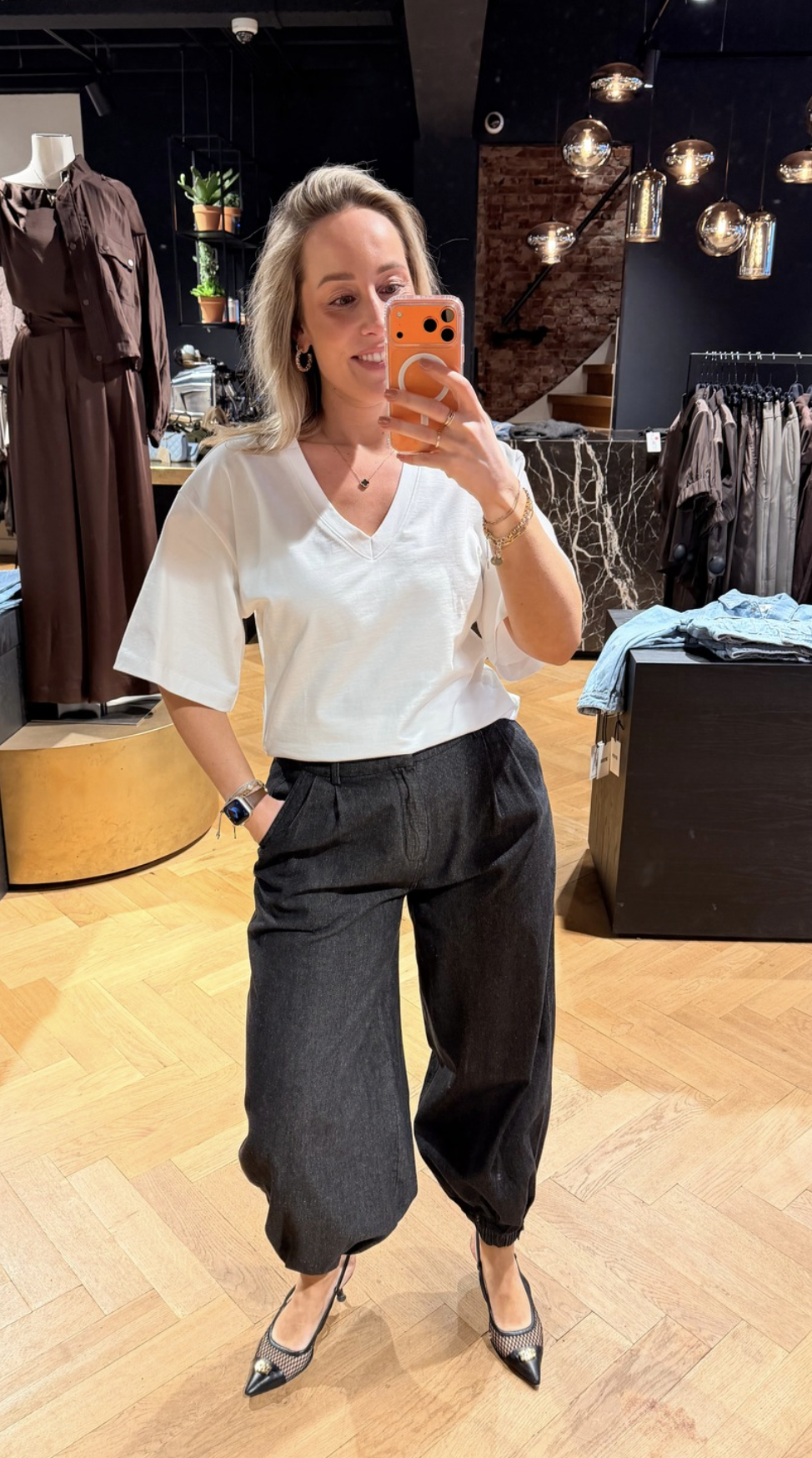 Fayla Denim Balloon Pants