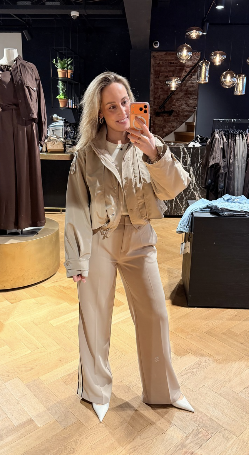 Duane cape cropped trenchcoat