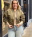 Helga Short Bomber Jacket