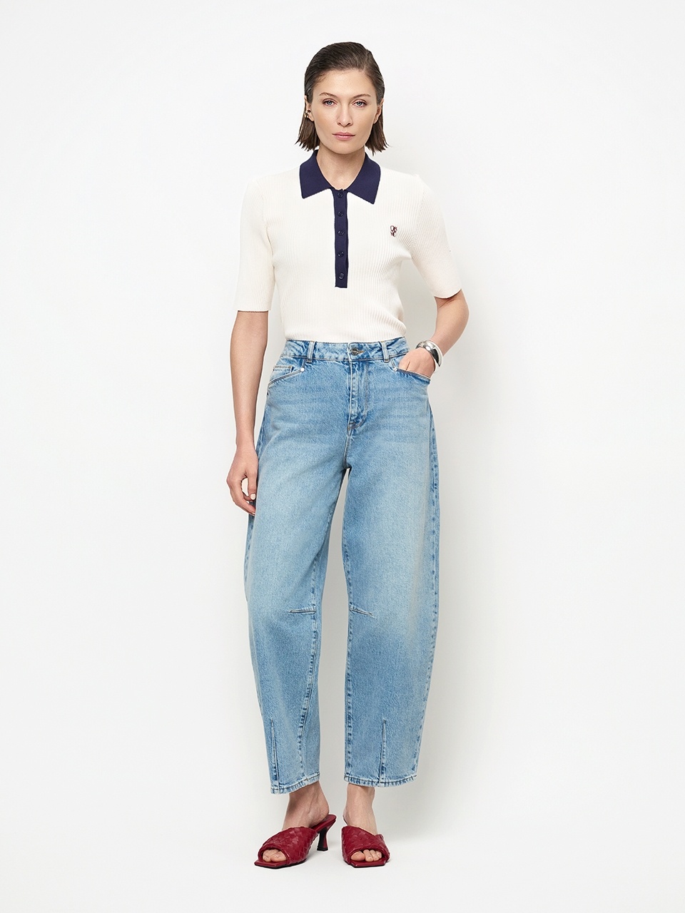 Brave barrel leg jeans