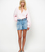 Drift belted denim shorts