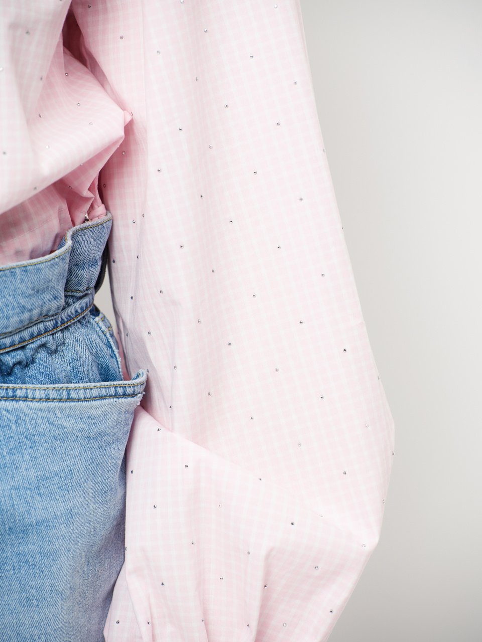 Drift belted denim shorts