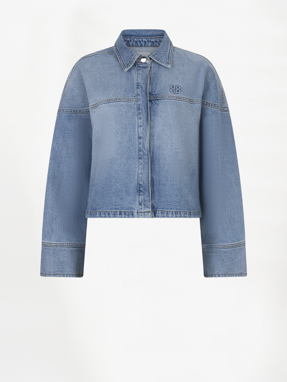 Talisa denim cape shirt