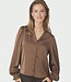 Delsie Drapy Sateen Blouse