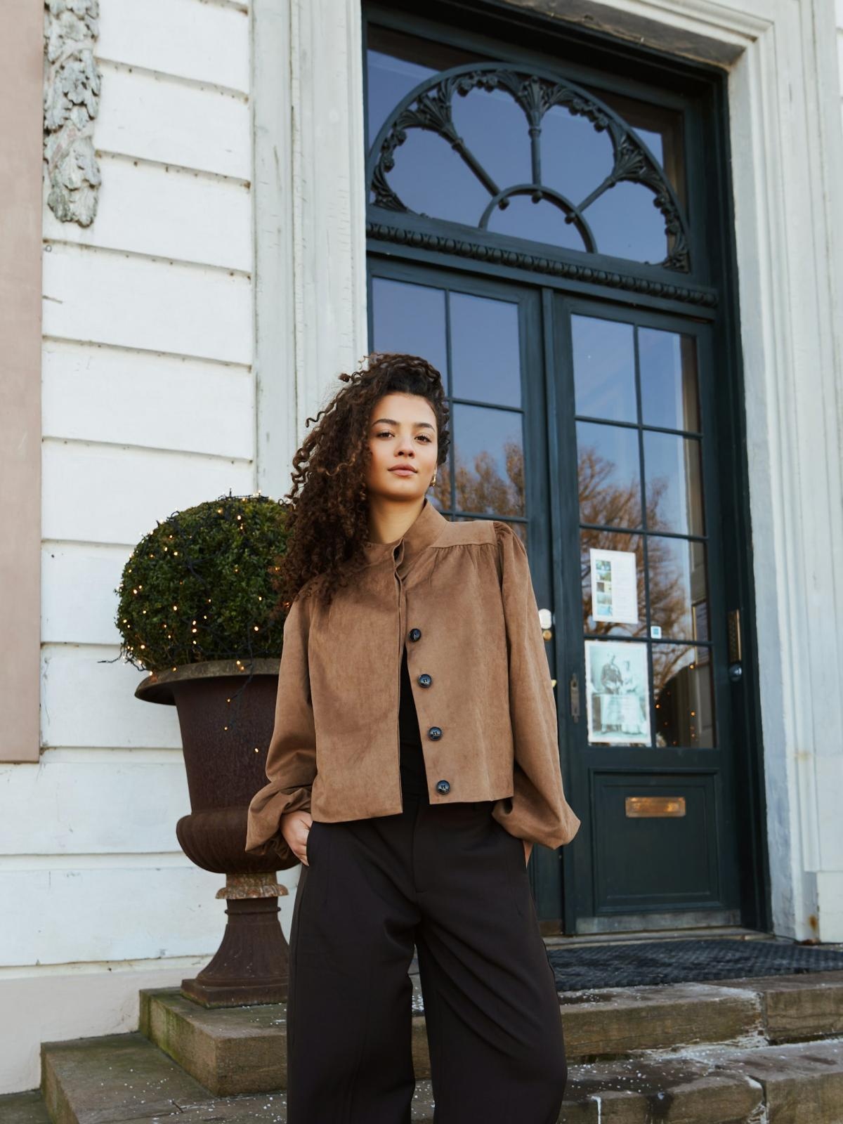 Tirsa Faux Suede Jacket