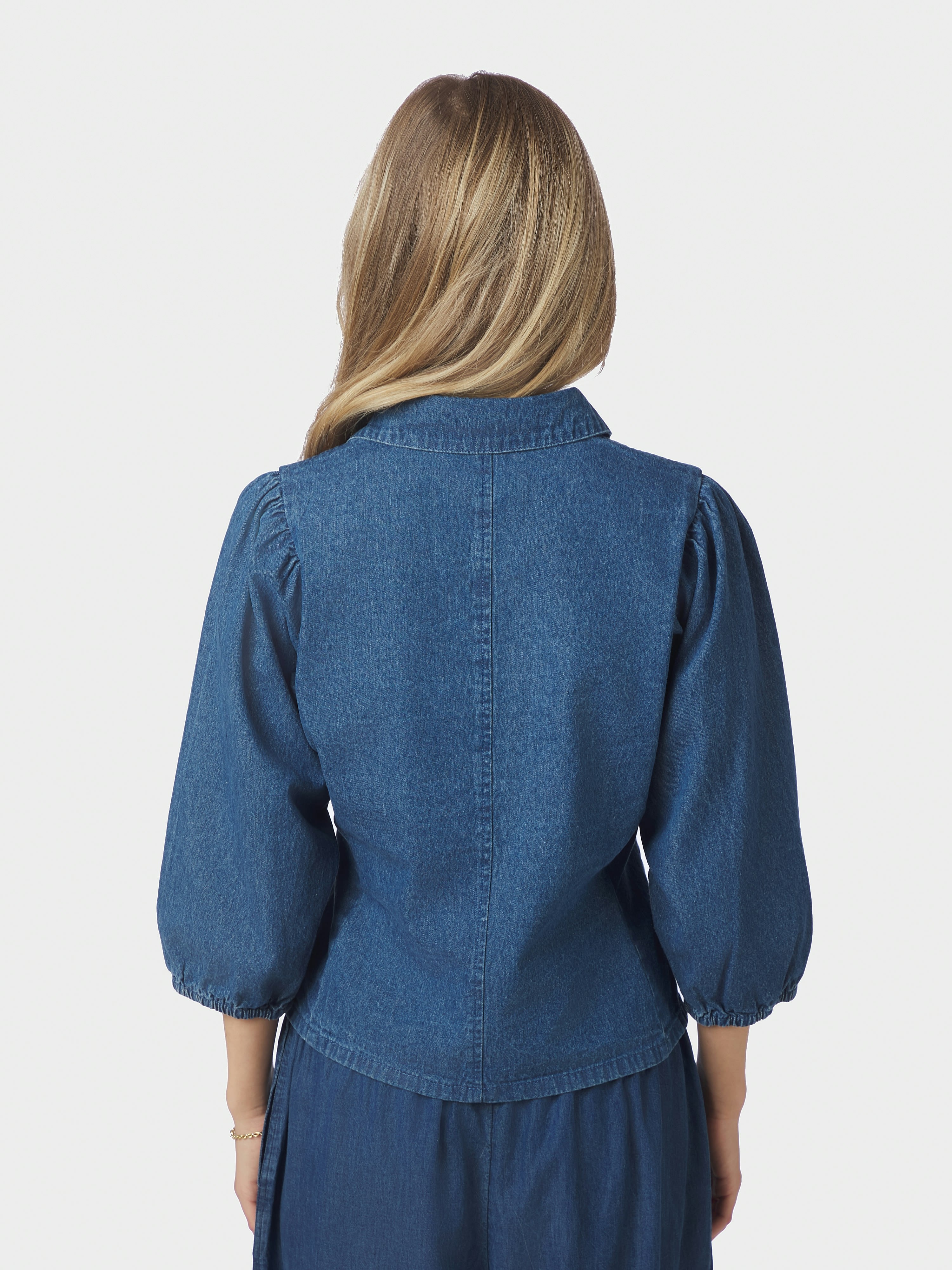 Wandana Denim Blouse