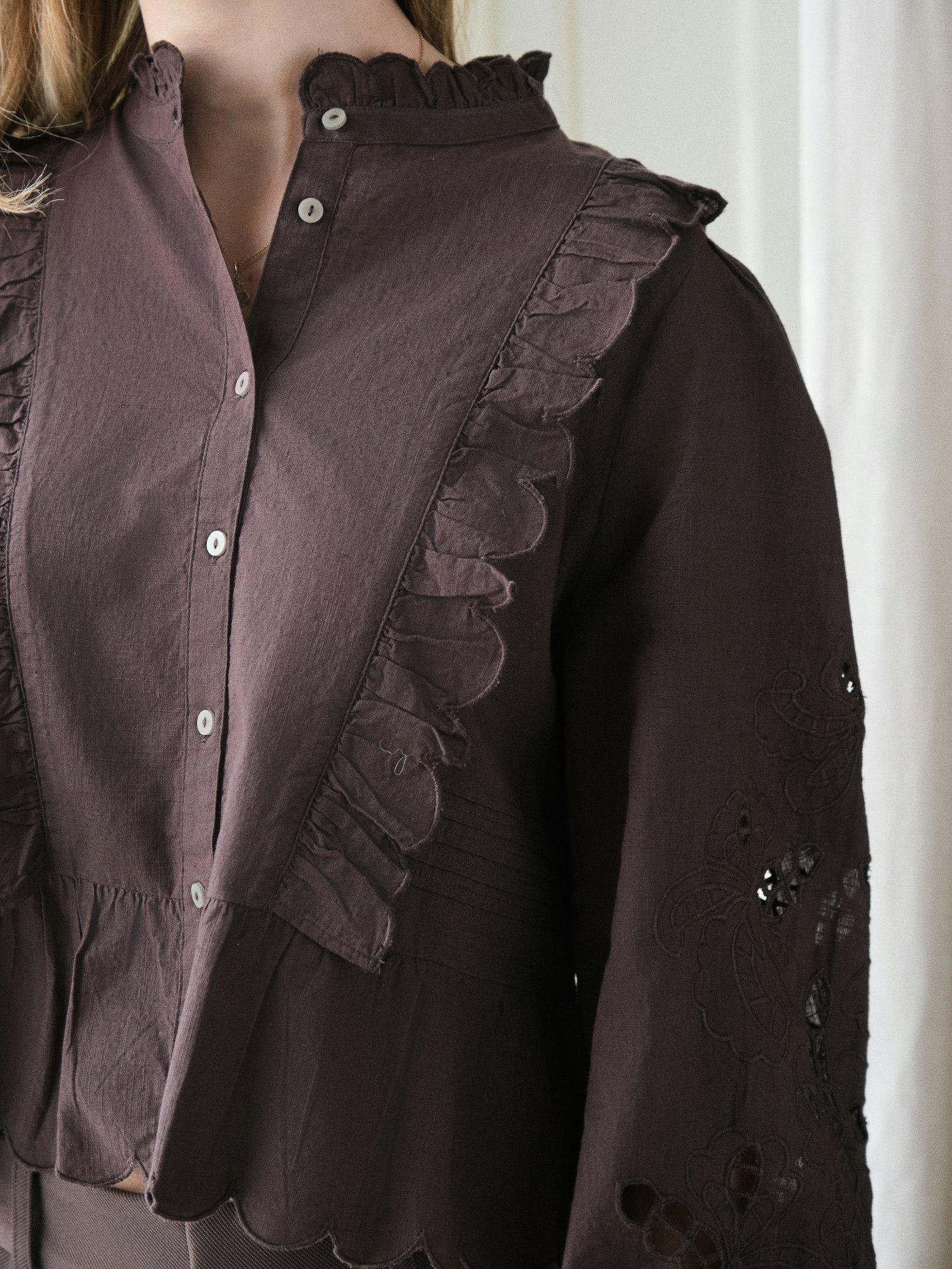 Petrine Embroidery Blouse