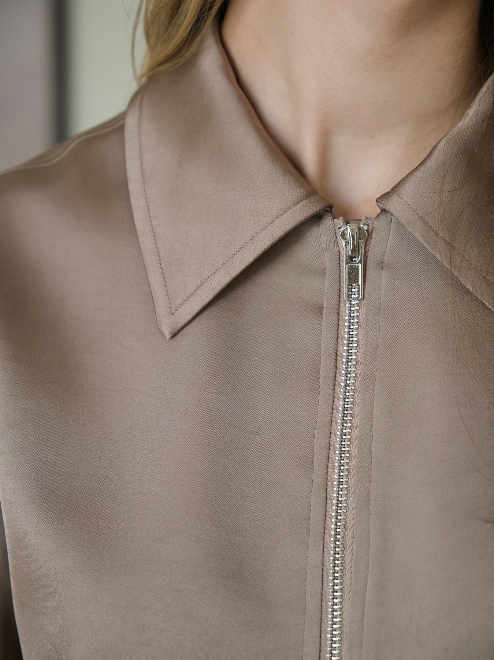 Denielle Heavy Sateen Jacket