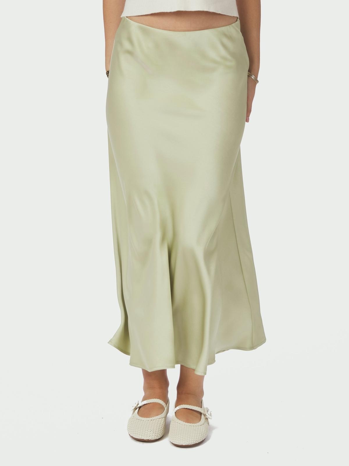 Bovary satin skirt