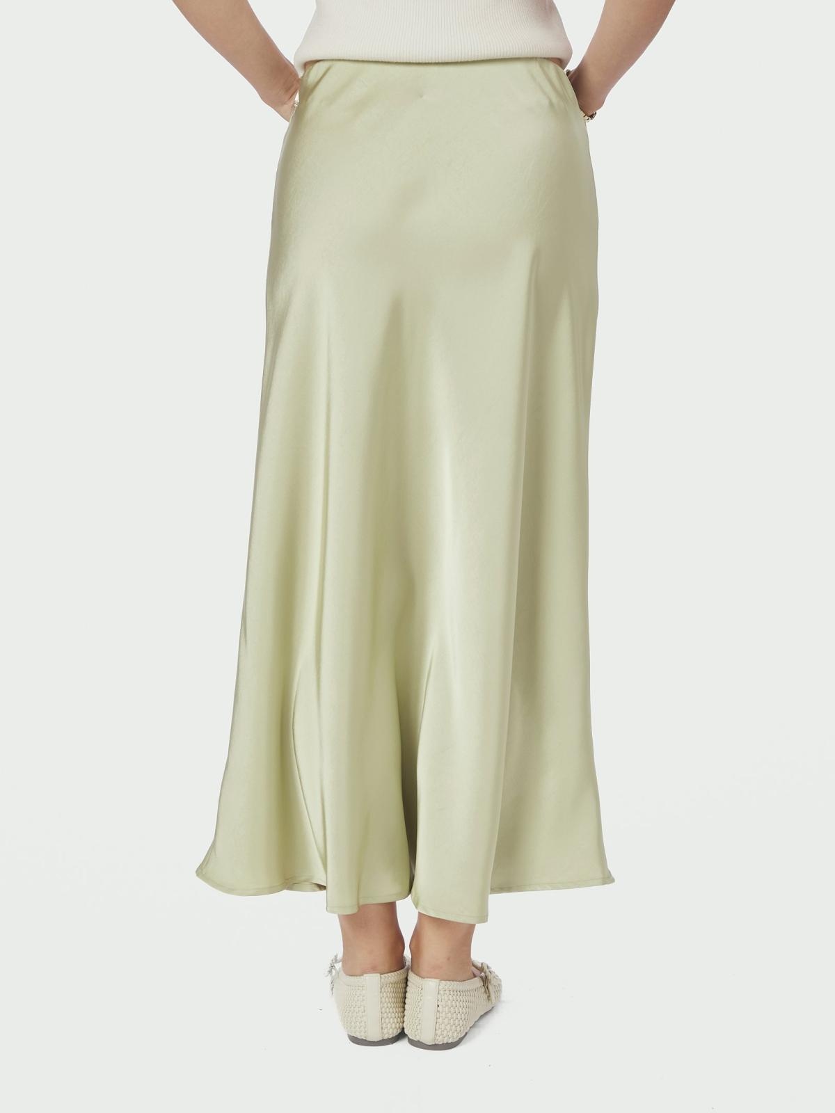 Bovary satin skirt