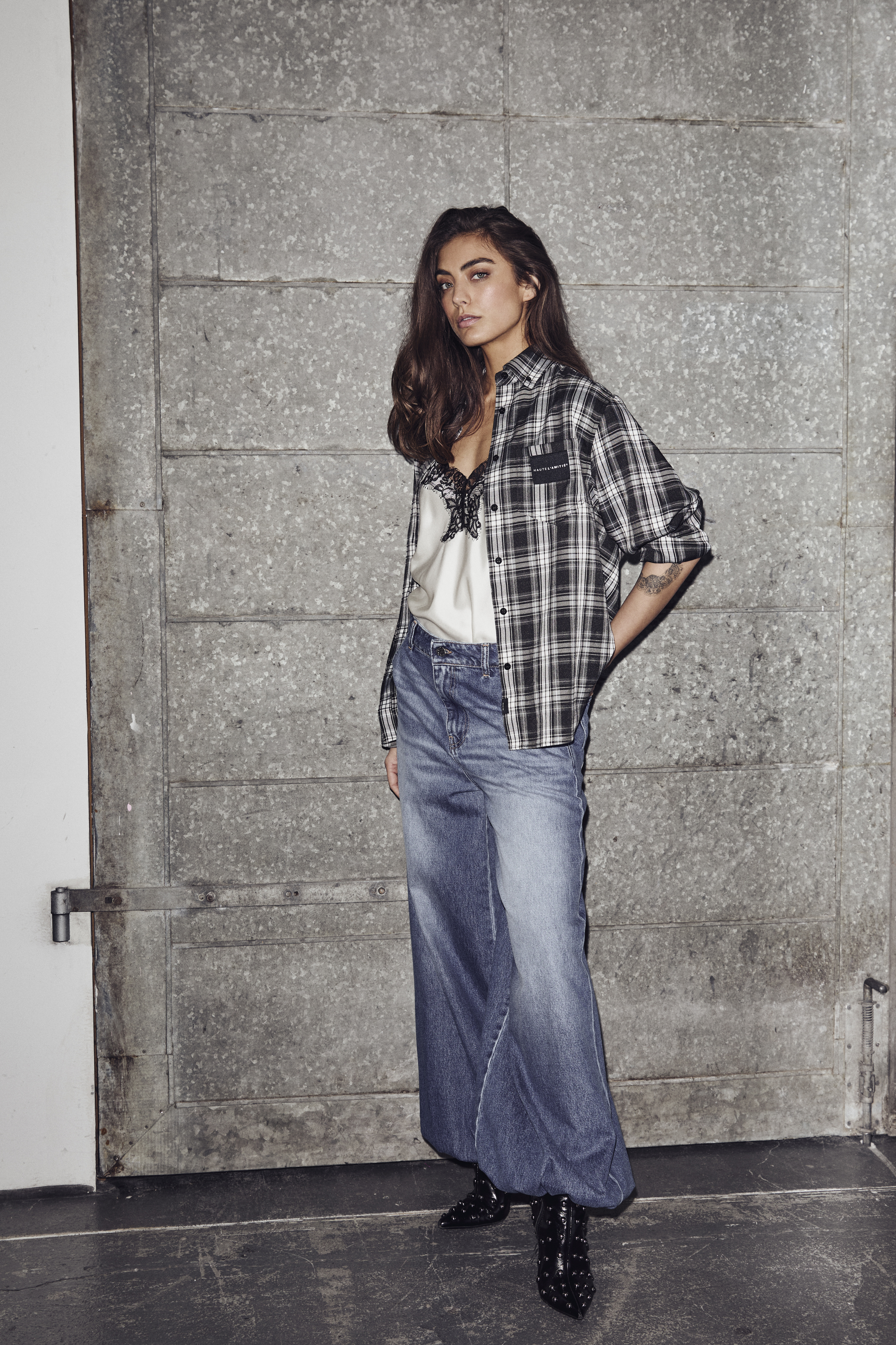 Haute L' Amitié Denim Harem Tall Pant