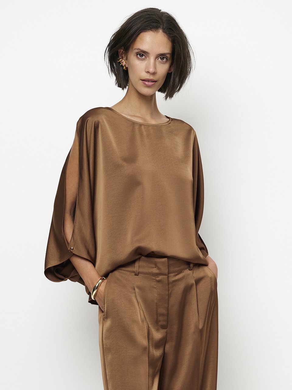 Dante 6 Risette flowing satin top