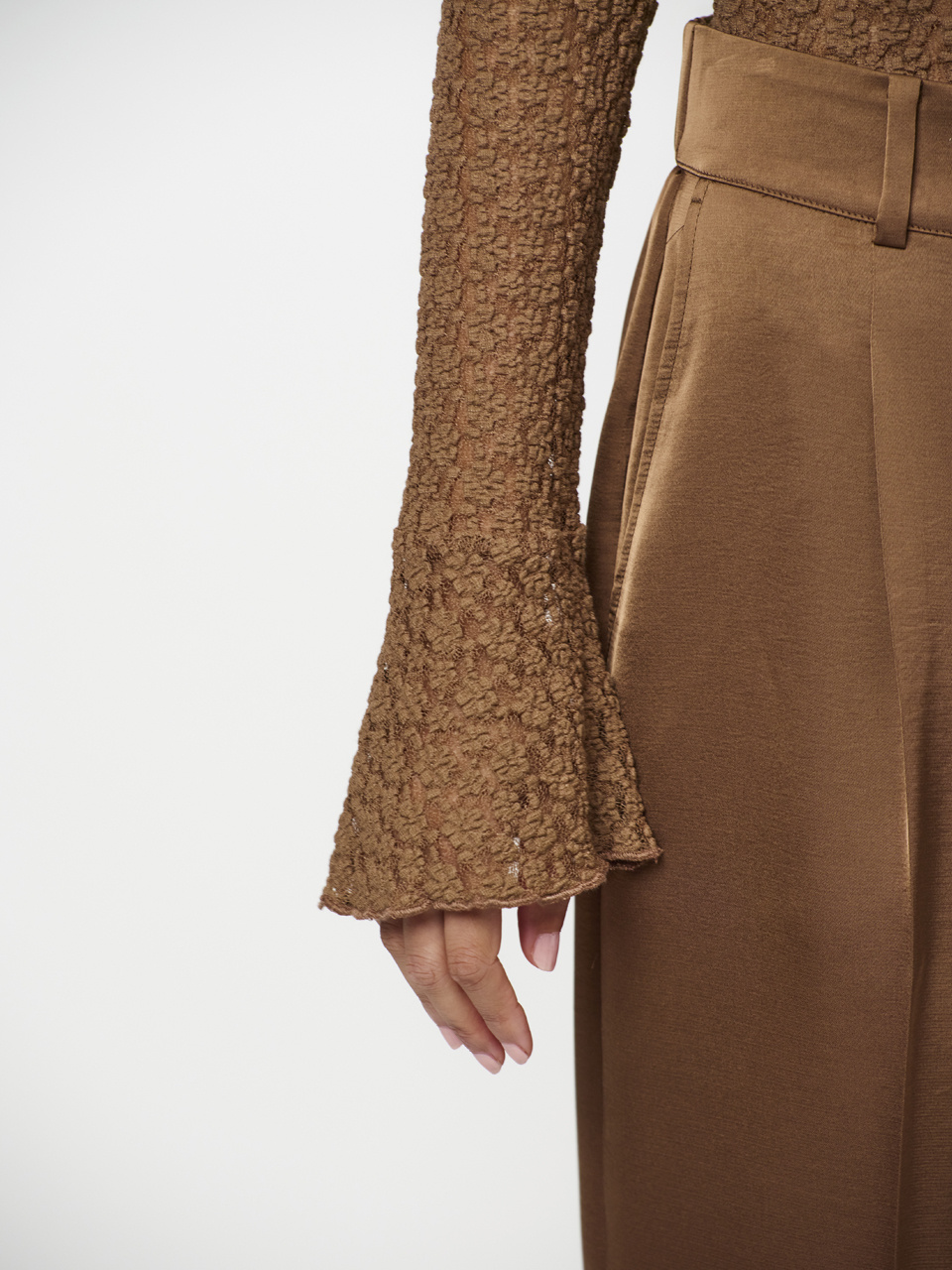 Jules satin smart pants