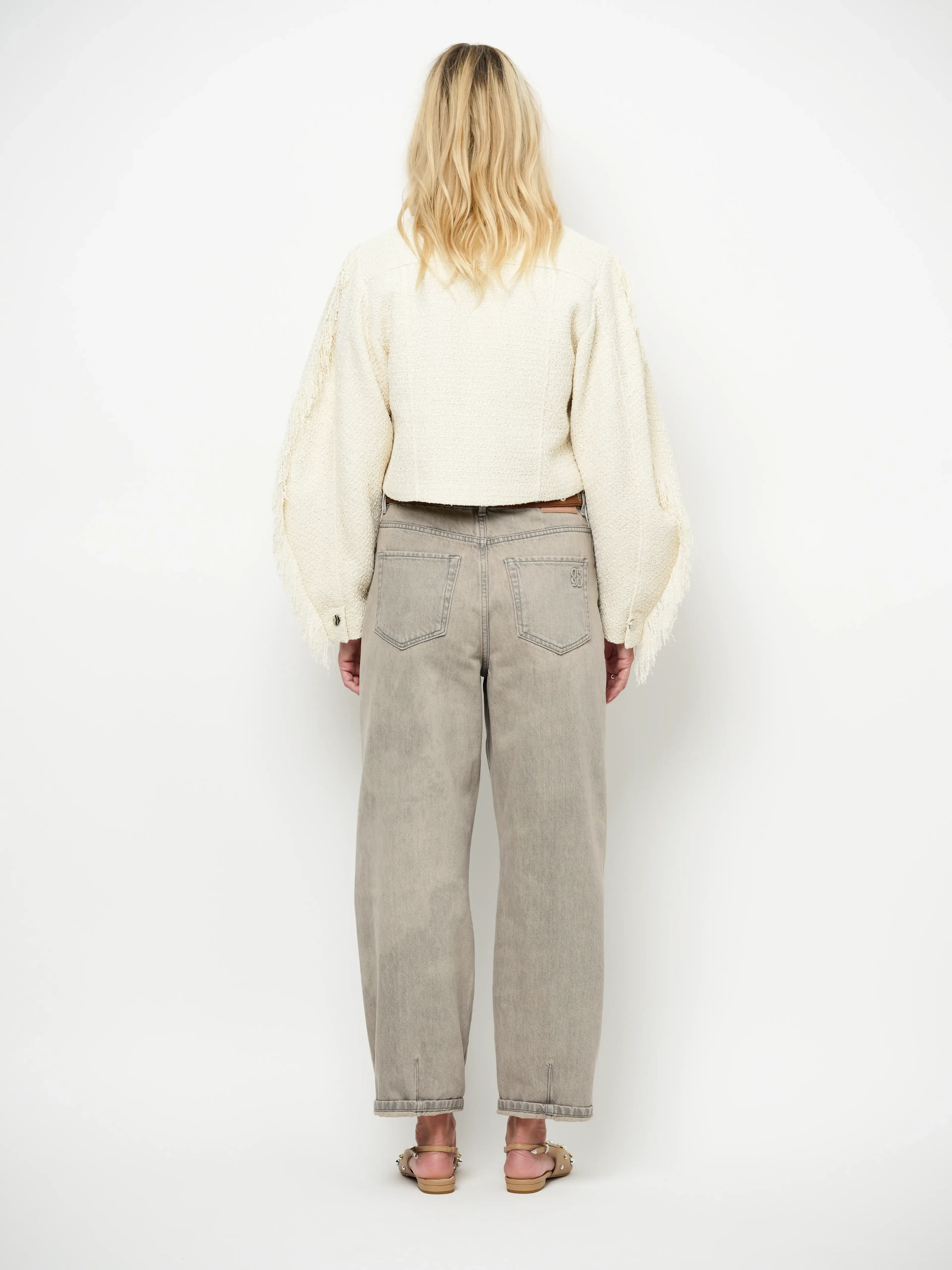 Vale fringe bouclé jacket