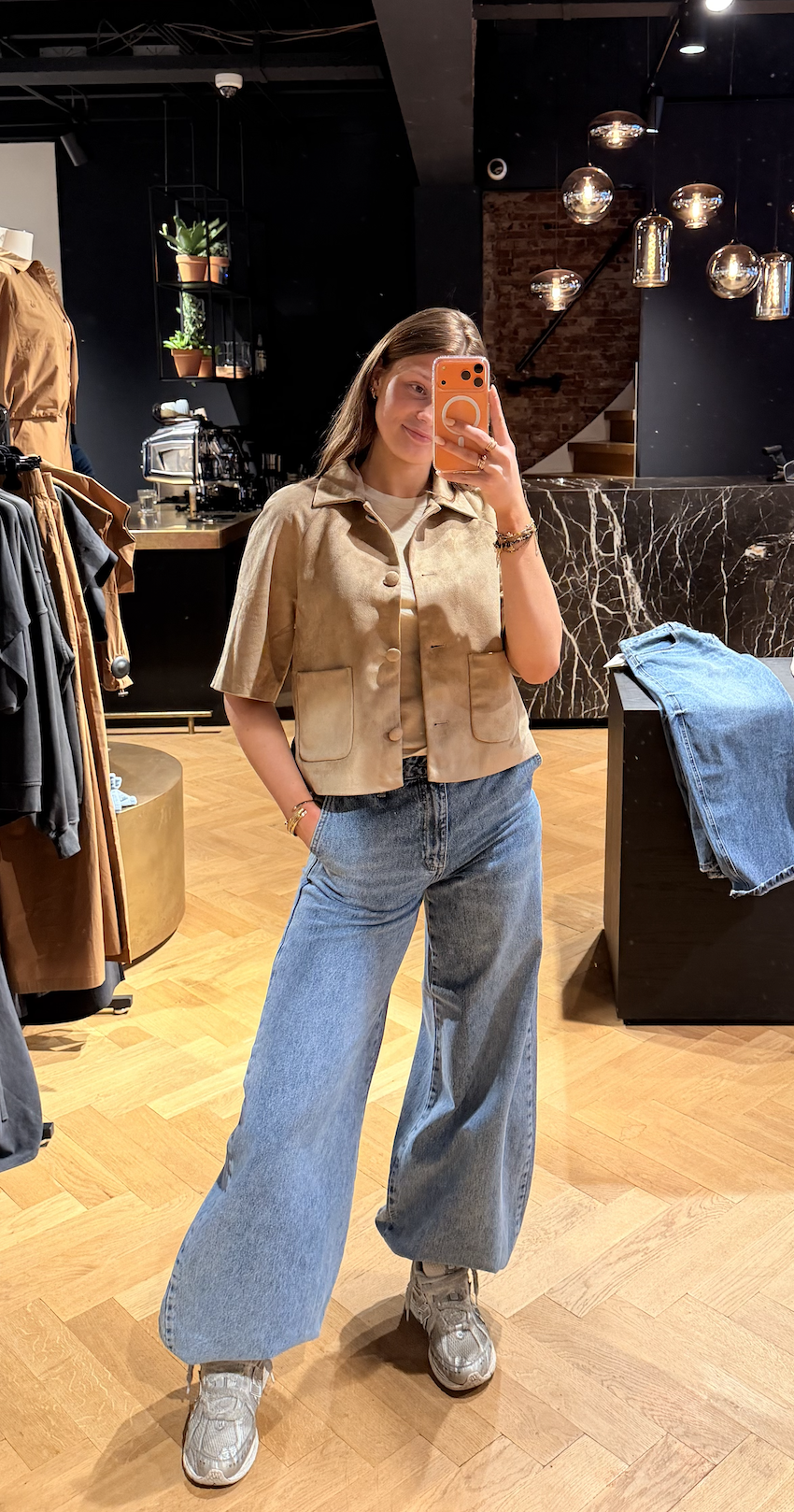 Editta Faux Suede Jacket