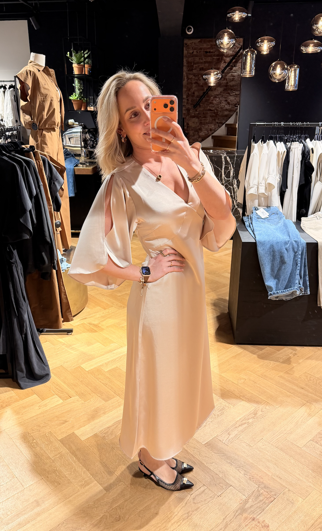 Remara Heavy Sateen Dress