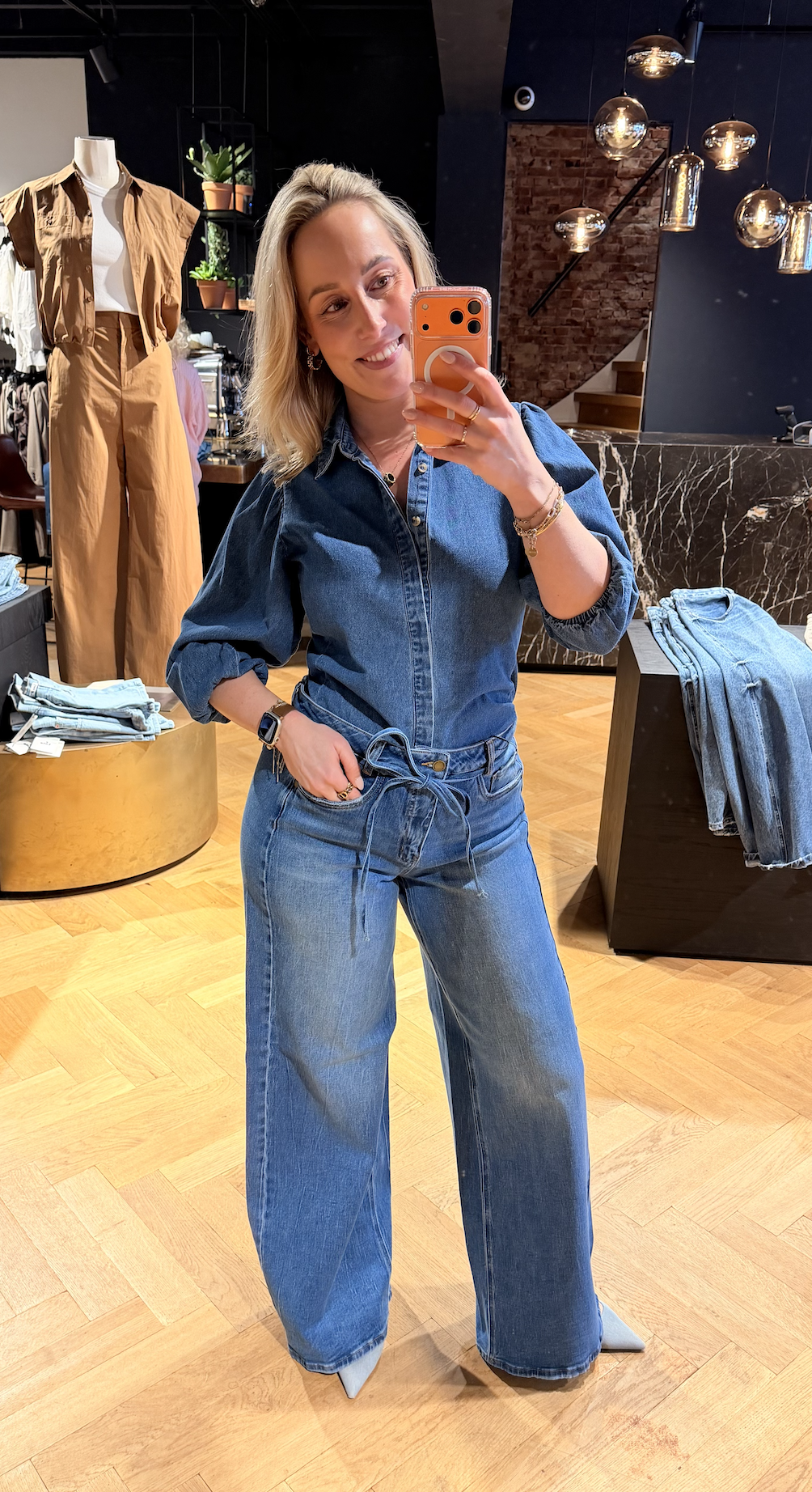 Wandana Denim Blouse