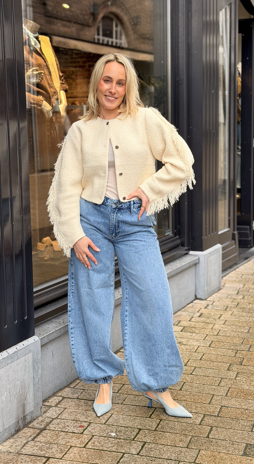 Vale fringe bouclé jacket