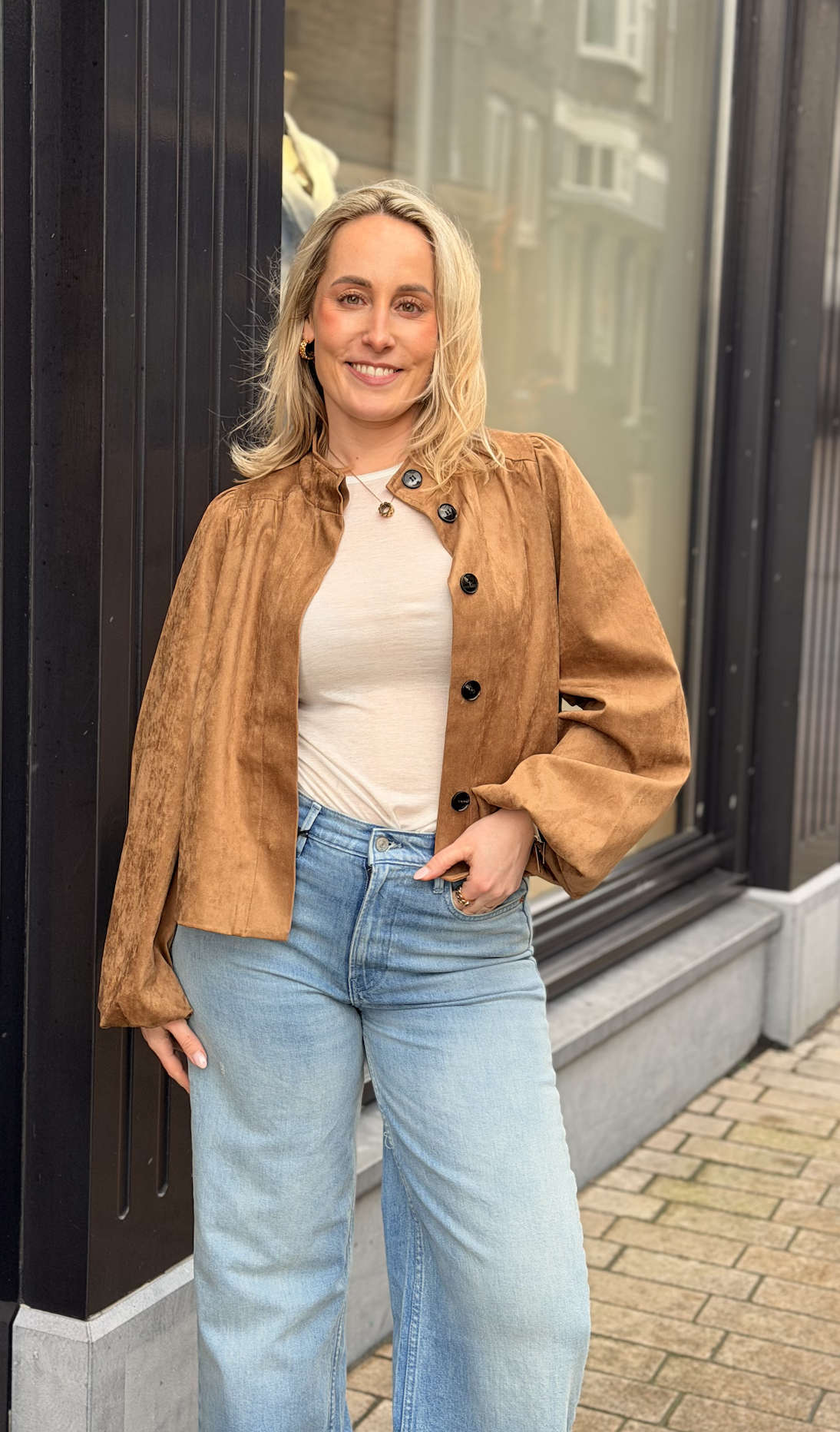 Tirsa Faux Suede Jacket