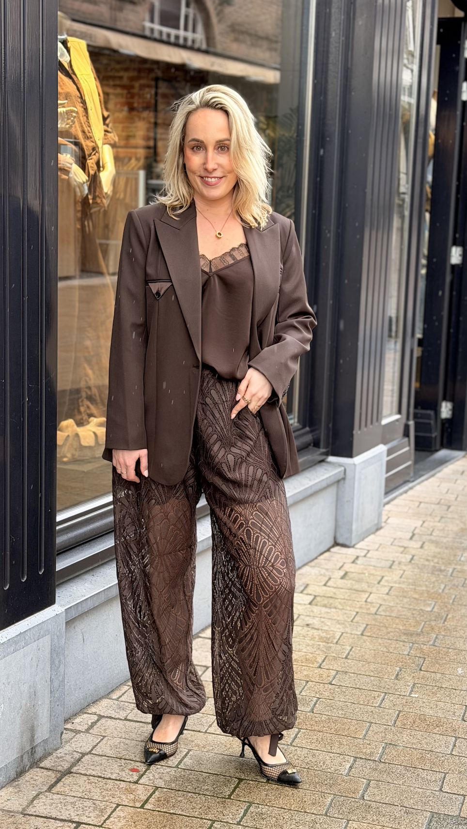 Ipso Plain Lace Camisole