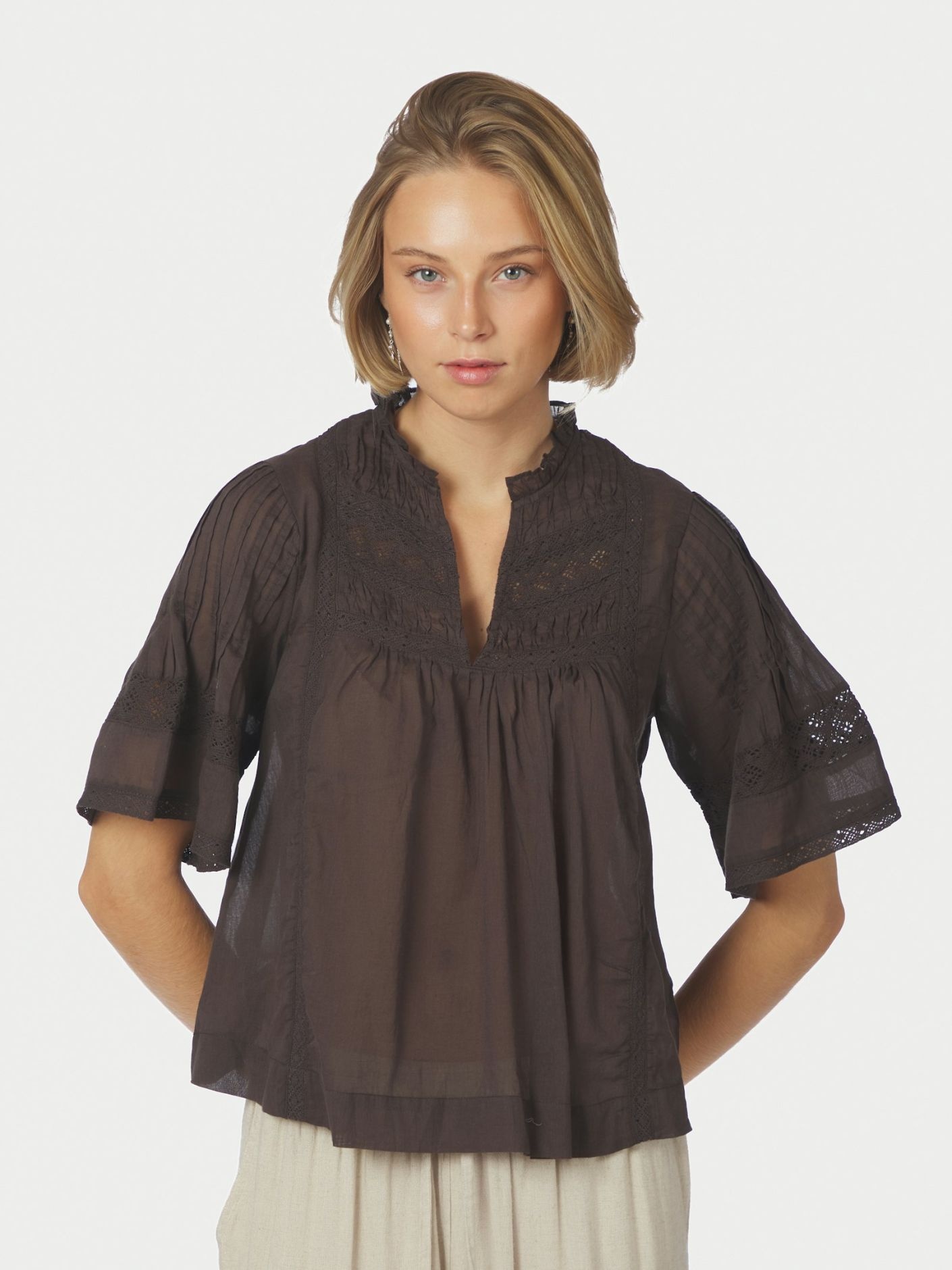 Neo Noir Siama S Voile Blouse