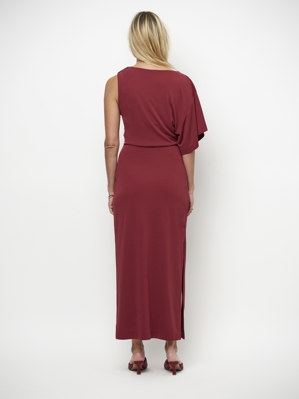 Aliki asymmetrical maxi dress