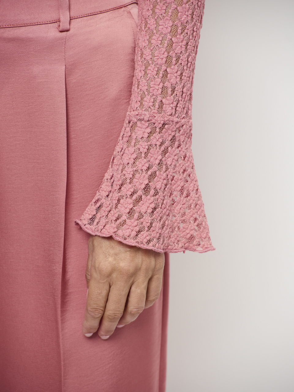 Jules satin smart pants