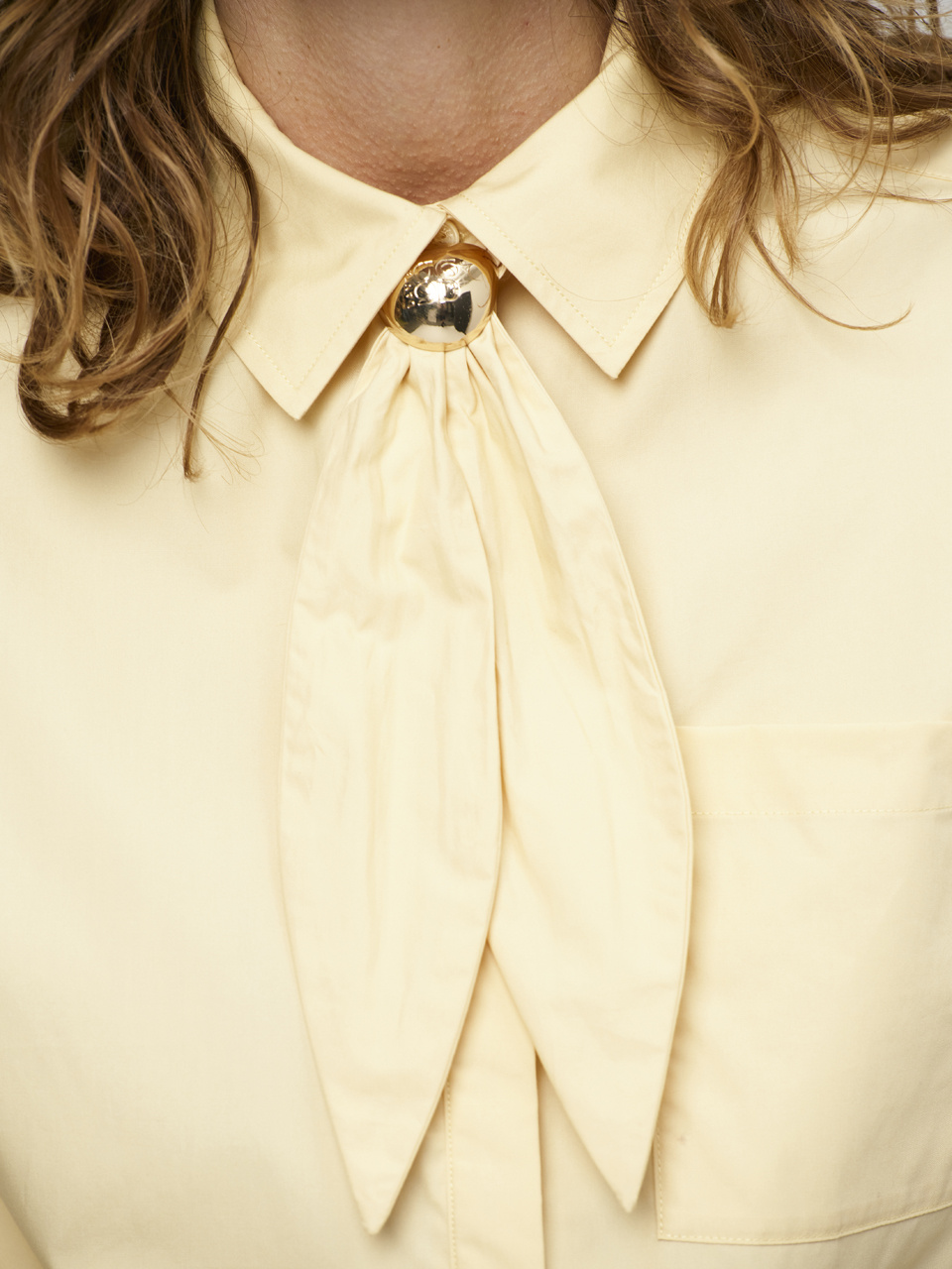 Alcon scarf detailed shirt