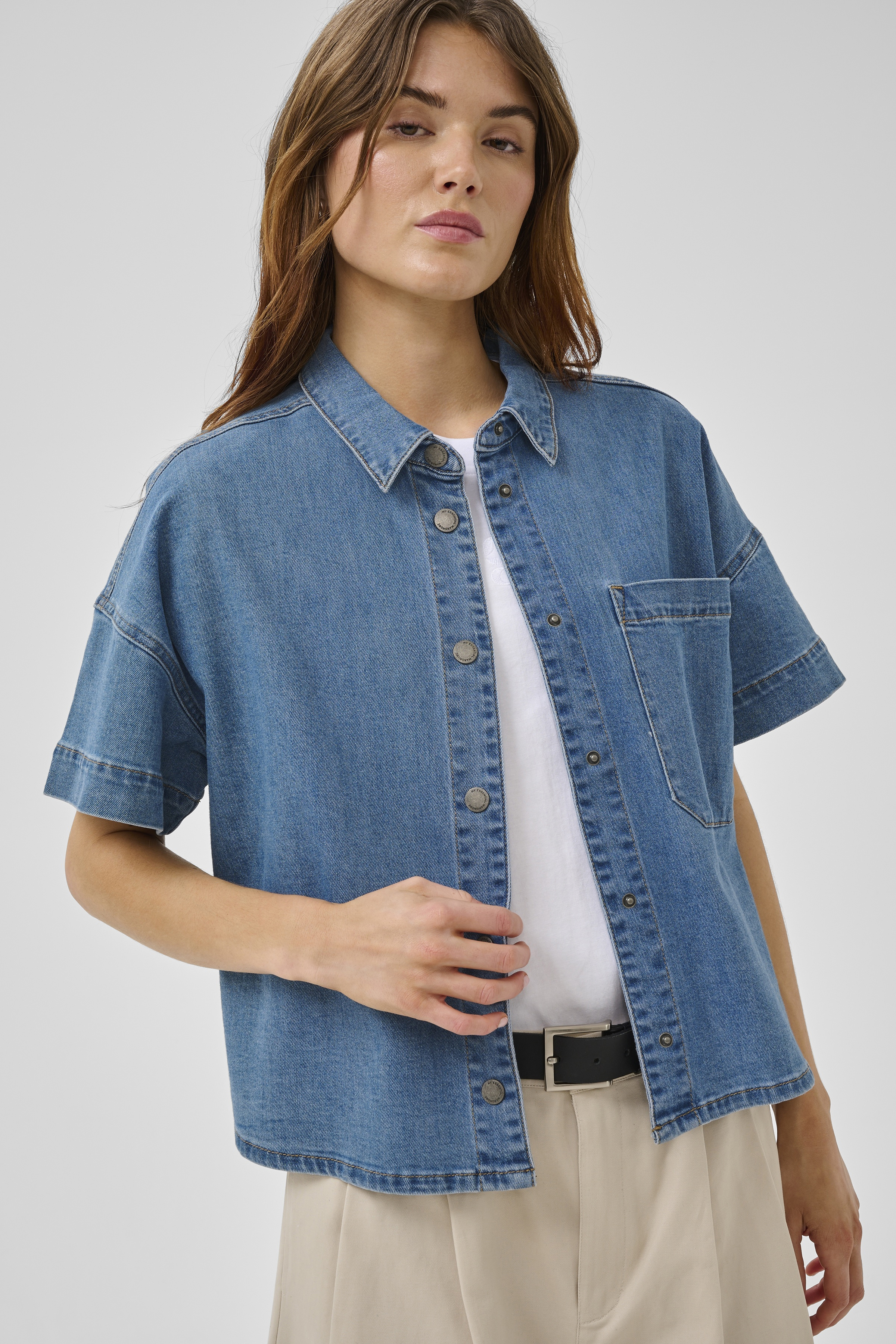 My Essential Wardrobe Denim Shirt Linn