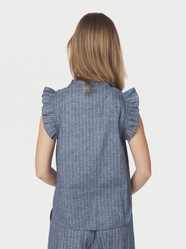 Siona Emb Stripe Top