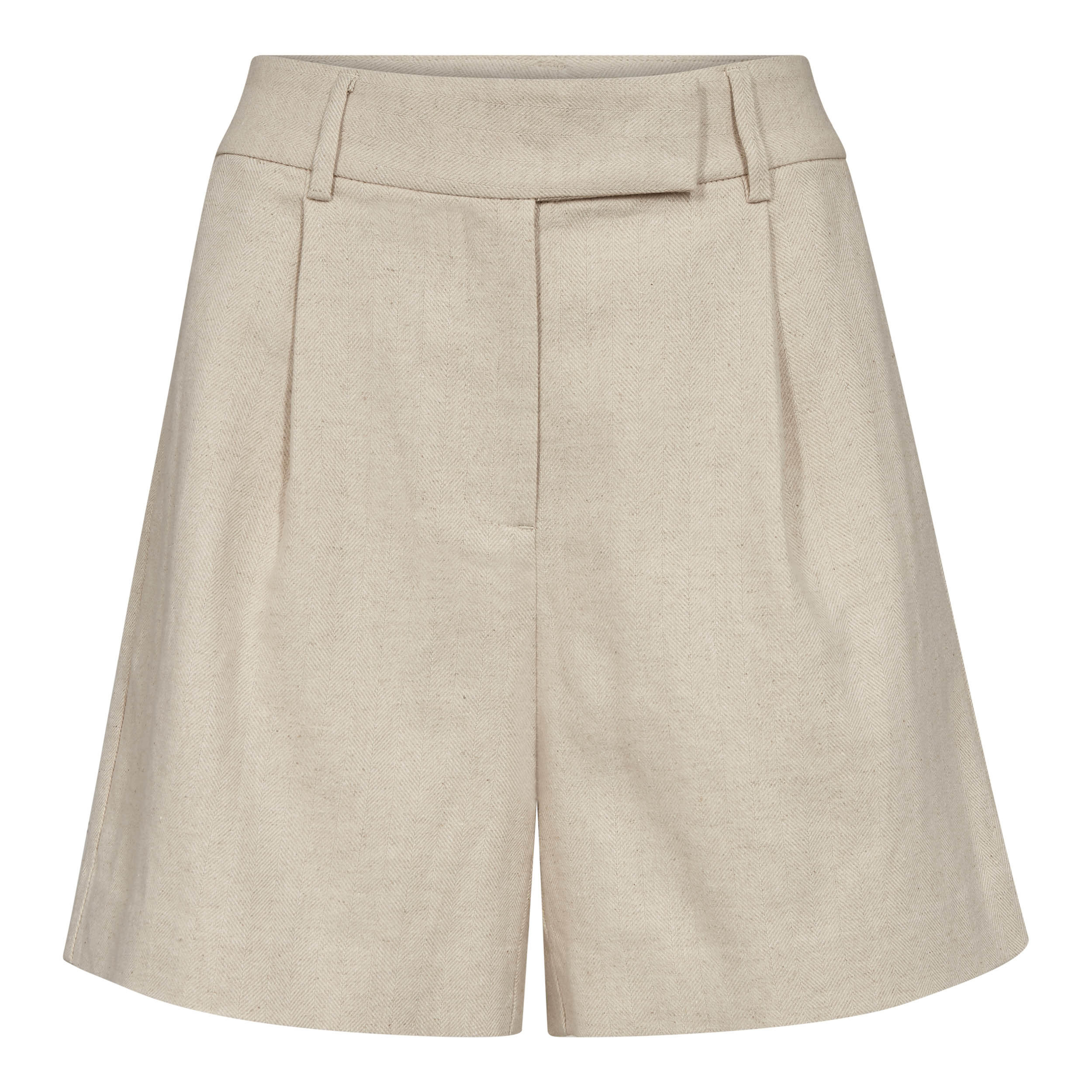 LeenaCC Linen Pleat Shorts