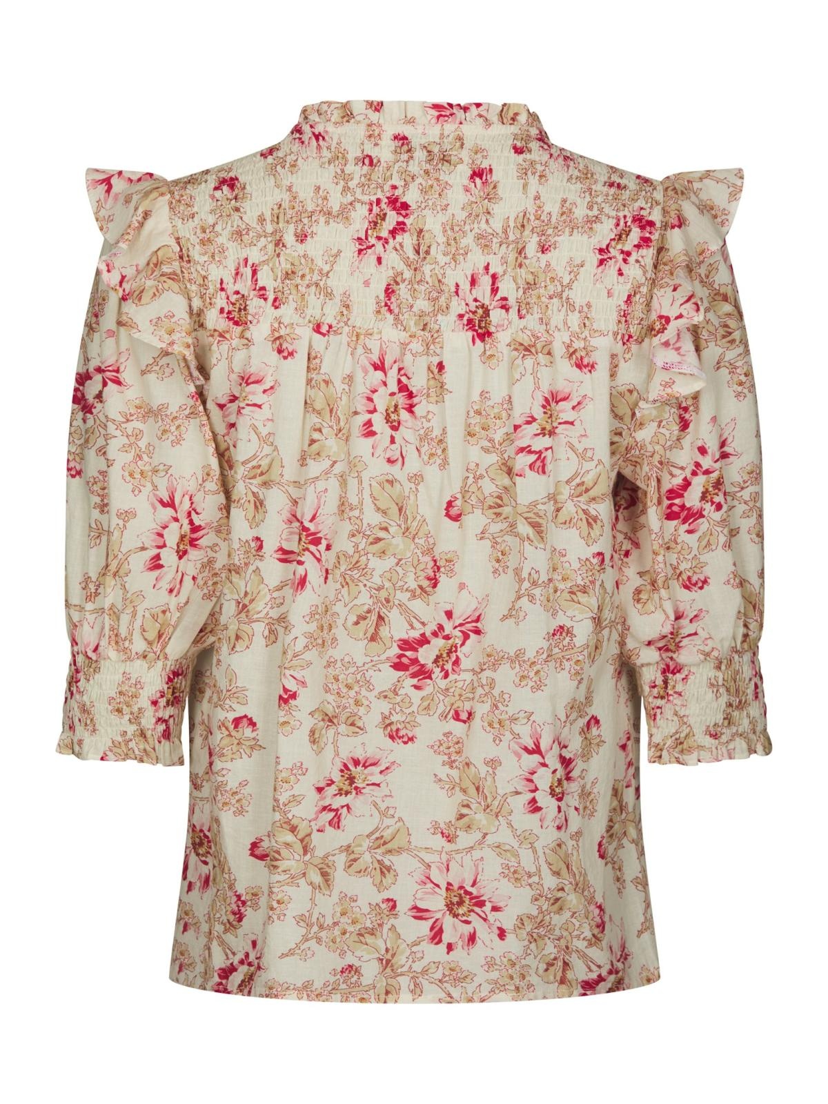 Davina Flower Rose Blouse