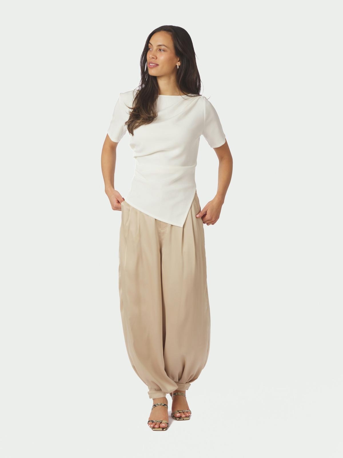Fayla Drapy Satin Balloon Pants