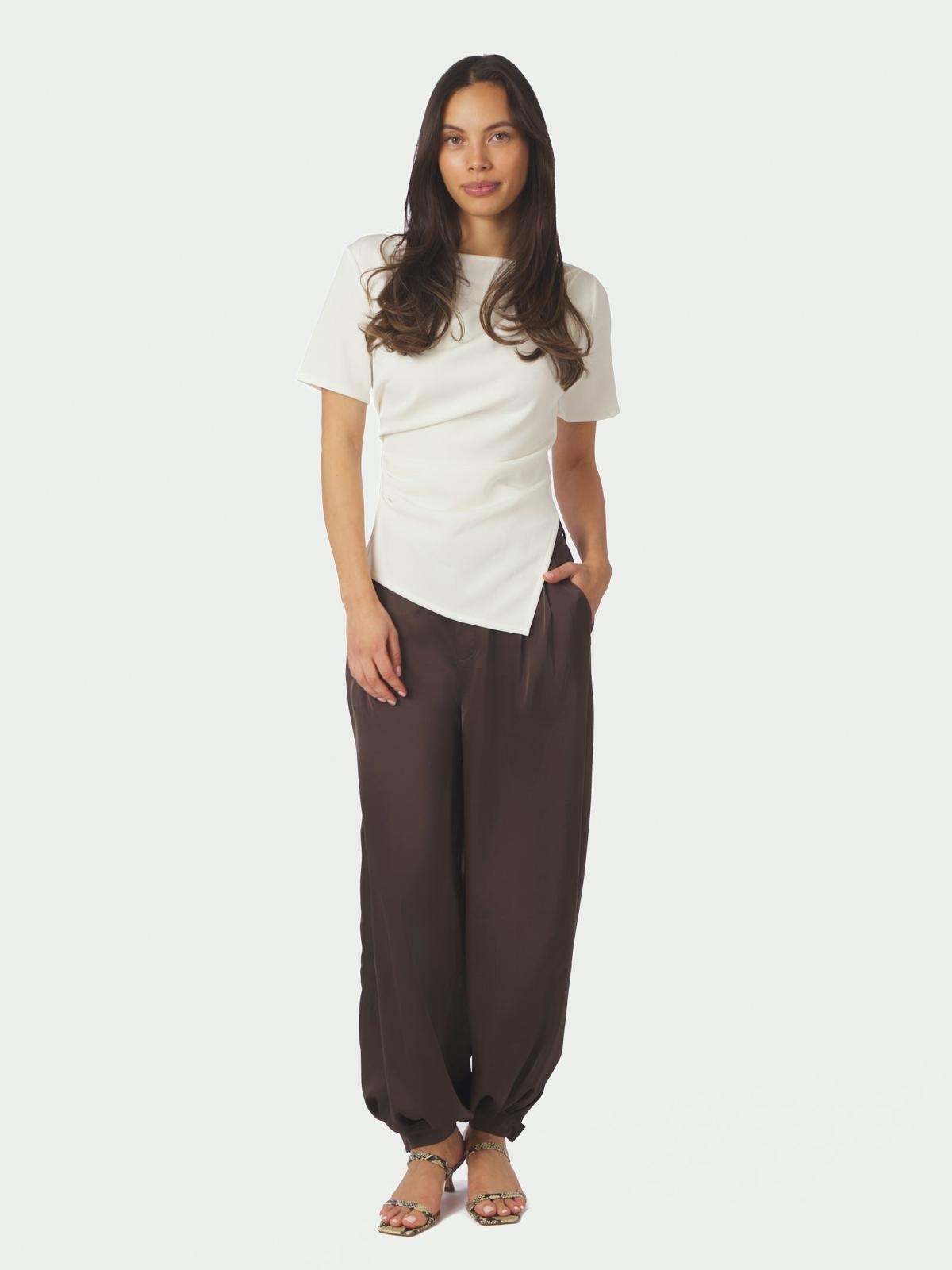 Fayla Drapy Satin Balloon Pants