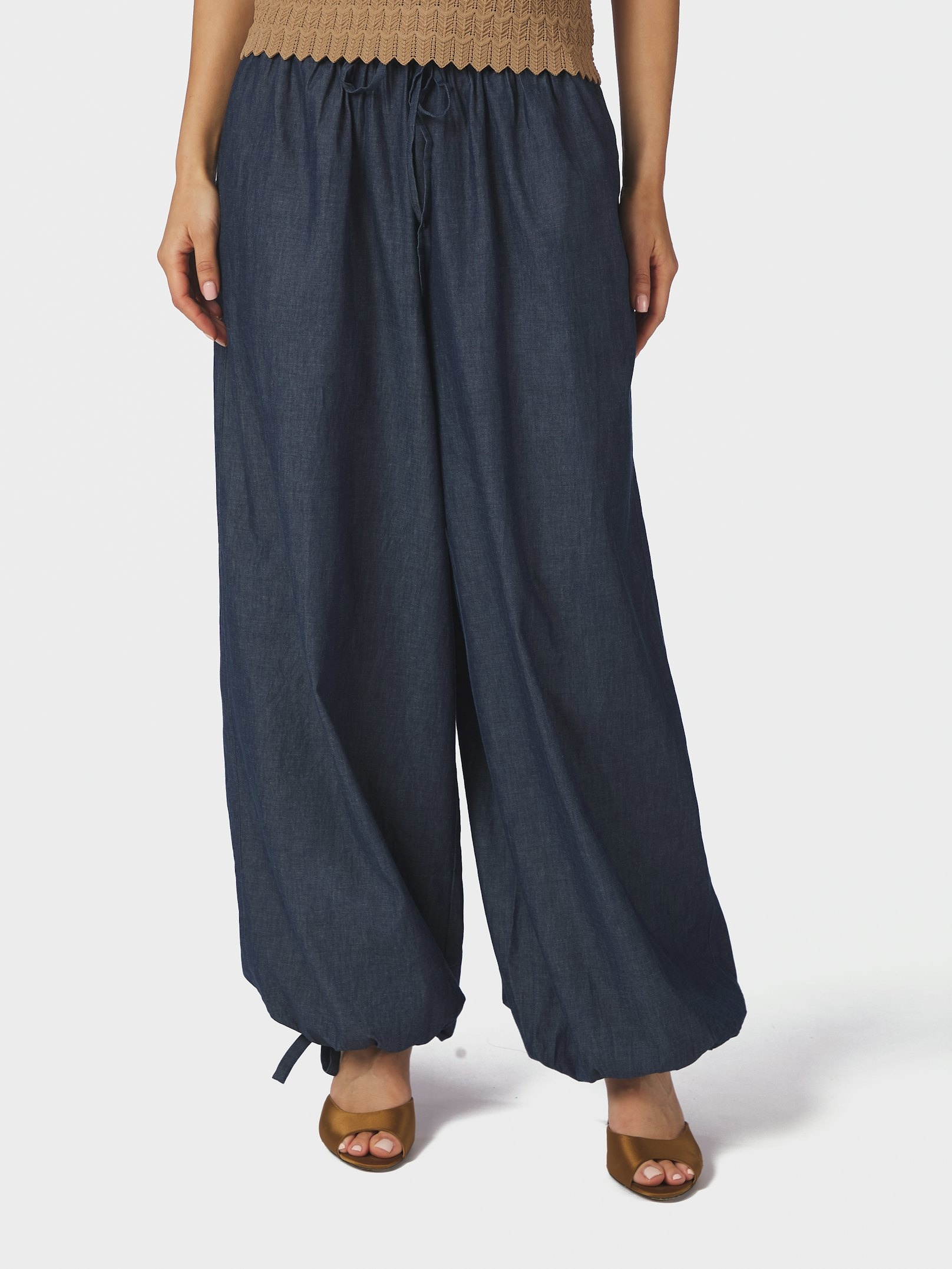 Roxane Balloon Denim Pants