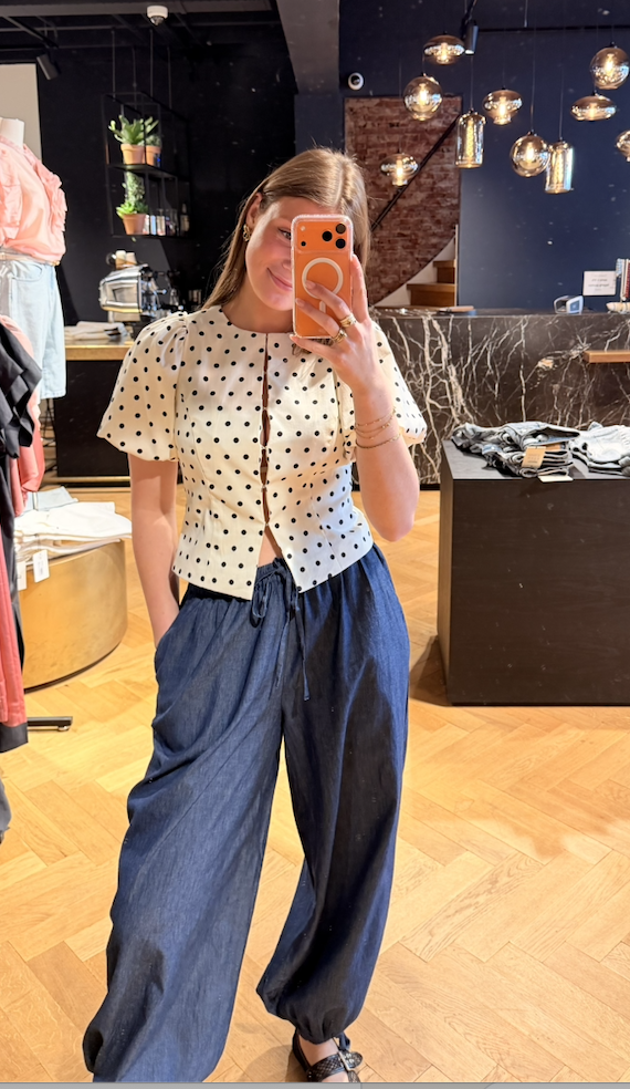 Roxane Balloon Denim Pants
