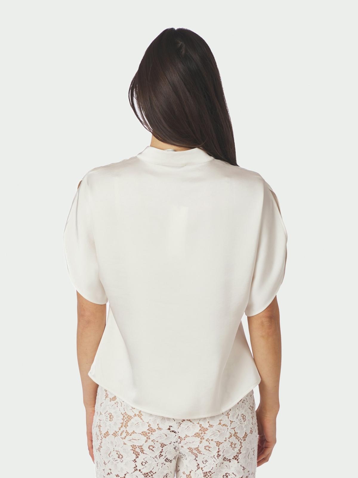 Anelle Heavy Sateen Blouse