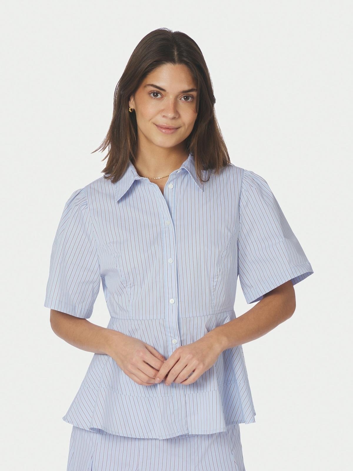 Neo Noir Janelle Stripe Shirt