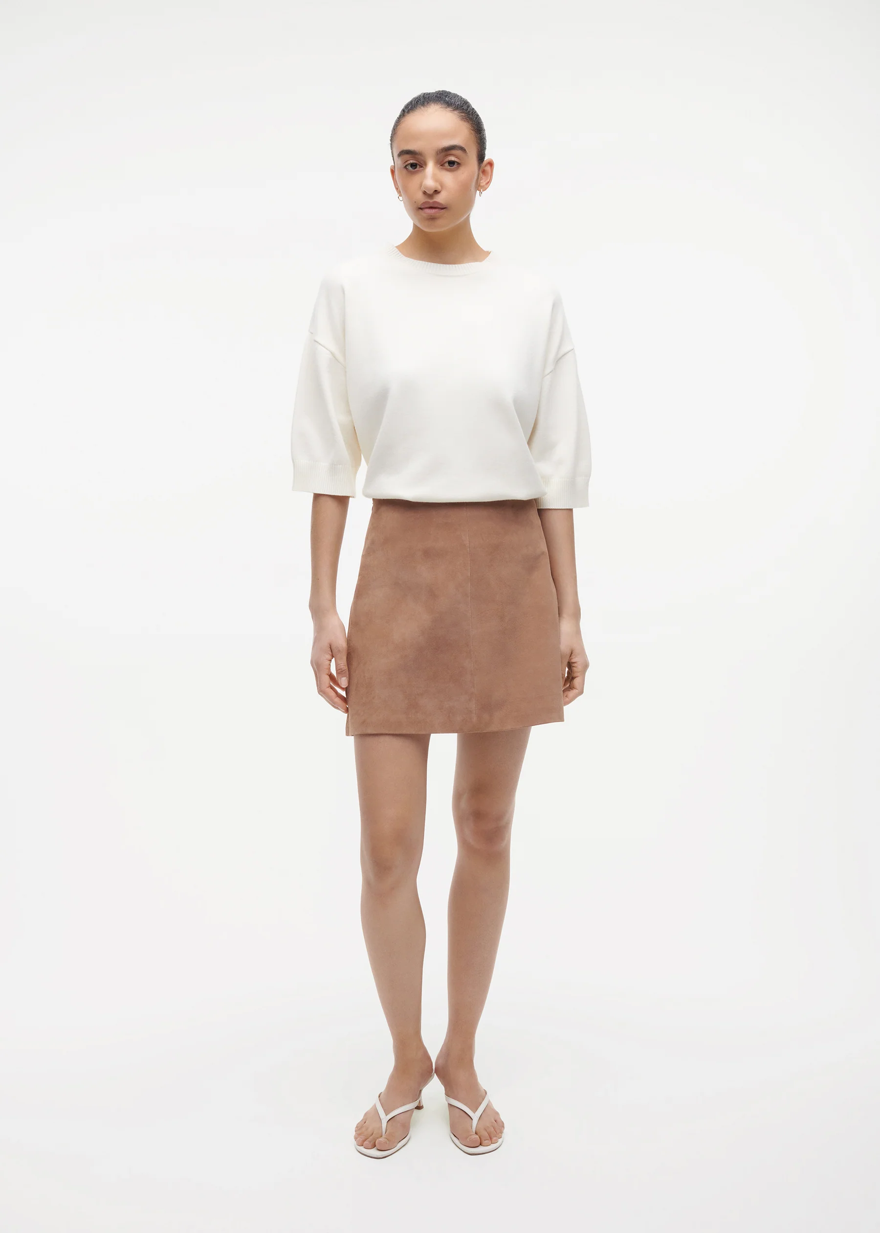 Studio Ar Liliana Suede Skirt