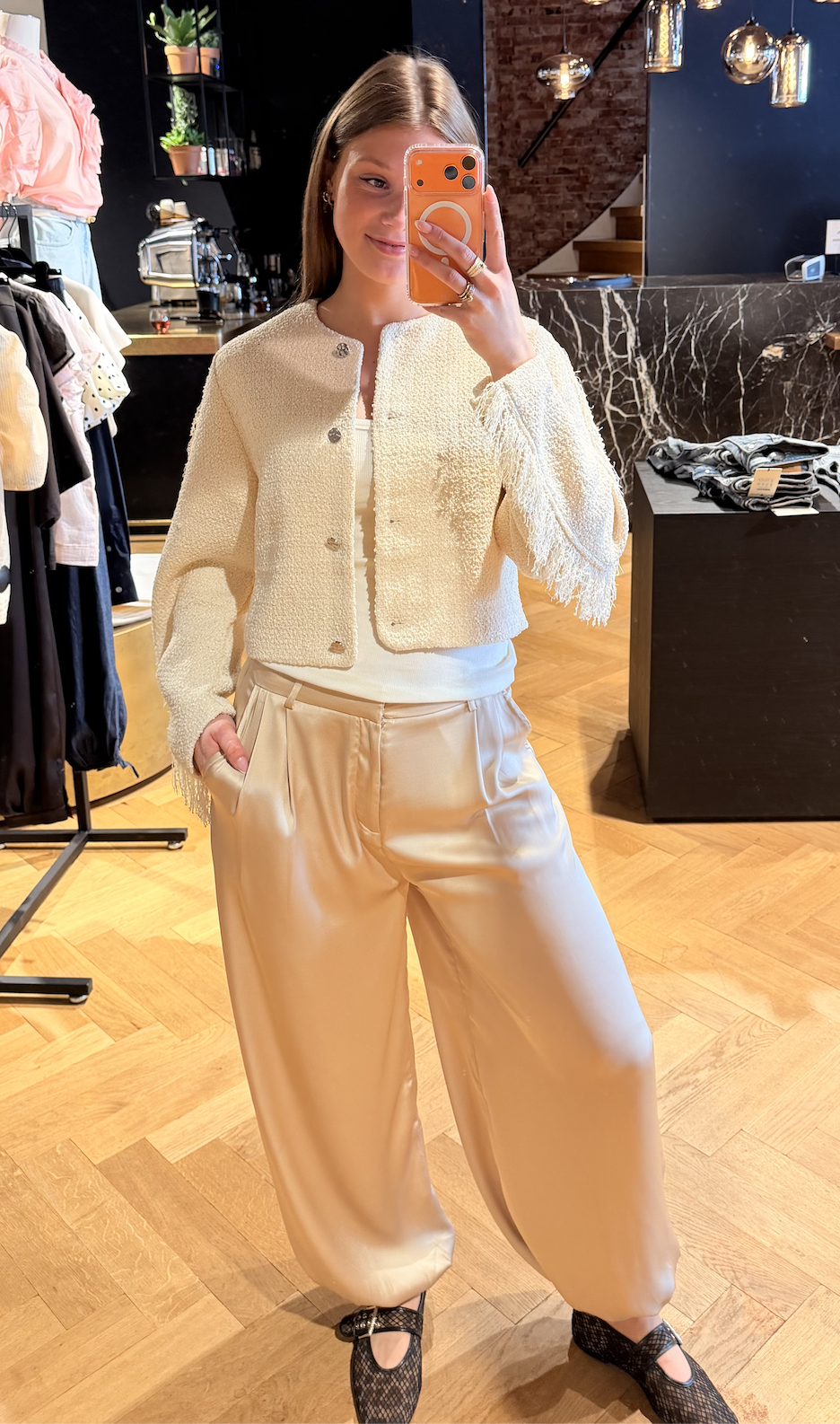 Fayla Drapy Satin Balloon Pants