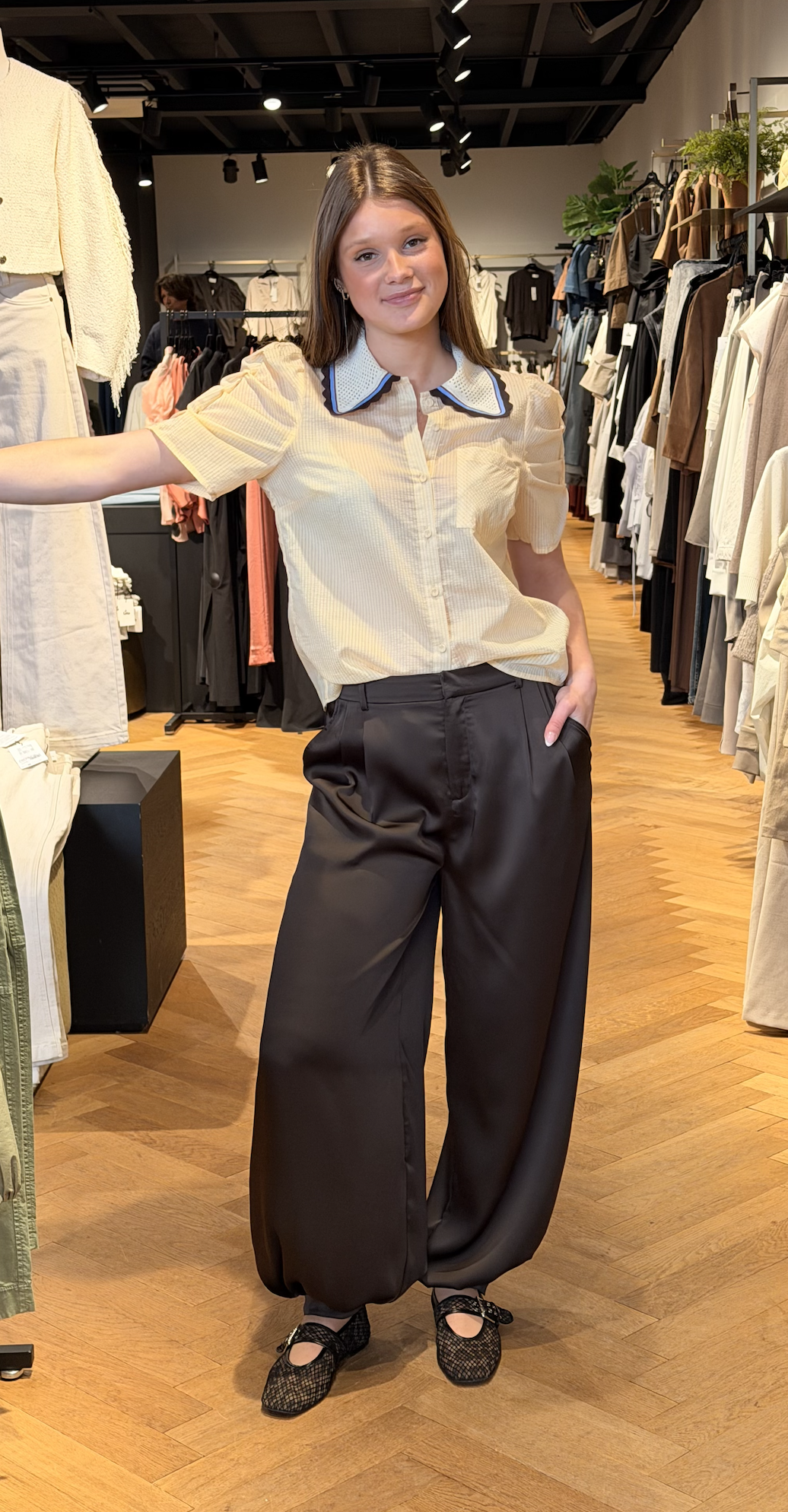 Fayla Drapy Satin Balloon Pants